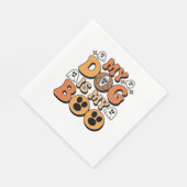 Serviette En Papier My Dog Is My Boo Shirt - Drôle Dog Lover Don 2025 (Coin)