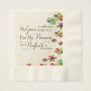 Serviette En Papier My Grace is Sufficient