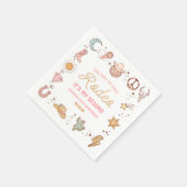 Serviette En Papier My Second Rodeo Western Cowgirl 2e fête d'annivers (Coin)