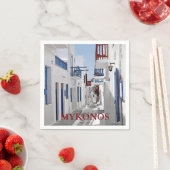 Serviette En Papier Myconos (En situation)