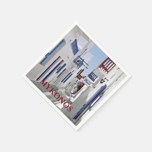 Serviette En Papier Myconos (Coin)