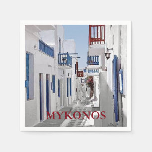 Serviette En Papier Mykonos