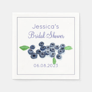 Serviette En Papier Myrtilles Myrtille Eté Baby Shower