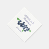 Serviette En Papier Myrtilles Myrtille Fruits Fête de Mariage (Coin)