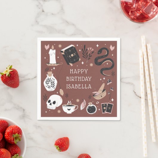 Serviette En Papier Mysstal Fortune Teller Anniversaire (En situation)