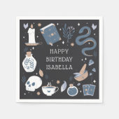 Serviette En Papier Mysstal Fortune Teller Anniversaire (Devant)