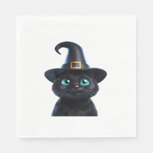 Serviette En Papier Mystic Kitty - Halloween Chat classique T-shirt