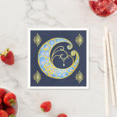 Serviette En Papier Mystical Celtic Moon (En situation)