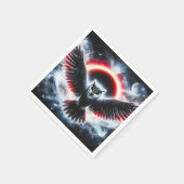 Serviette En Papier Mystical Cosmic Celestial Owl (Coin)