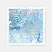 Serviette En Papier Mystique océan rêves hippocampe méduse poisson tur (Devant)