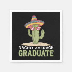 Serviette En Papier Nacho Moyenne Graduate Cactus Graduation Mexicaine