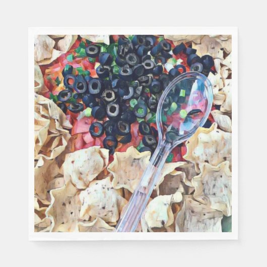 Serviette En Papier Nachos Nachos (Devant)