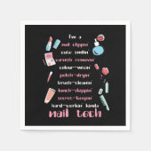 Serviette En Papier Nail Tech (Devant)