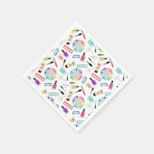 Serviette En Papier Nails Manicure Pedicure Mani Pedi Girls Birthday (Coin)