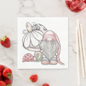 Serviette En Papier Nain de jardin (En situation)