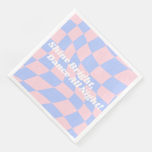 Serviette En Papier Naissance de Neon Super Disco (Coin)