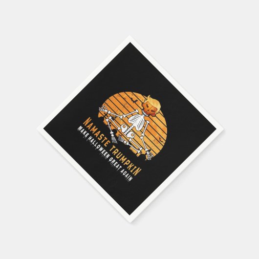Serviette En Papier Namaste Trumpkin rend Halloween grand à nouveau Mé (Coin)