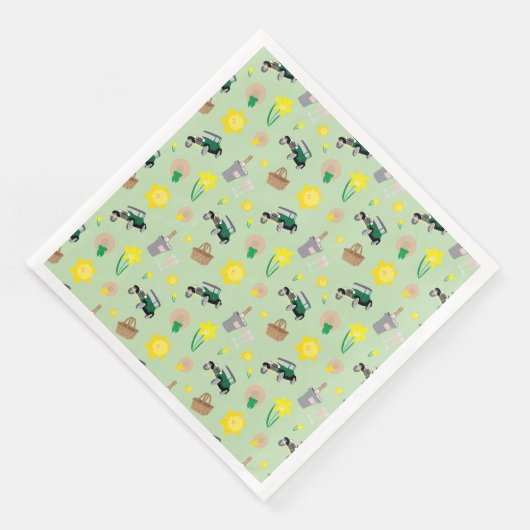 Serviette En Papier Nantucket Daffodil Weekend Papier serviettes (Coin)