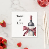 Serviette En Papier Napa Valley Bachelorette Papier (En situation)