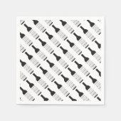 Serviette En Papier Napa Valley Villes Vins Bouteille Fournitures (Devant)