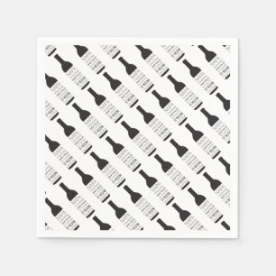 Serviette En Papier Napa Valley Villes Vins Bouteille Fournitures