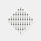 Serviette En Papier Napa Valley Villes Vins Bouteille Fournitures (Coin)