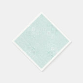 Serviette En Papier Napkin à la pointe verte rayée (Coin)