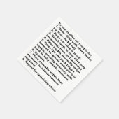 Serviette En Papier Napkin de cocktail Olive Pit (Coin)