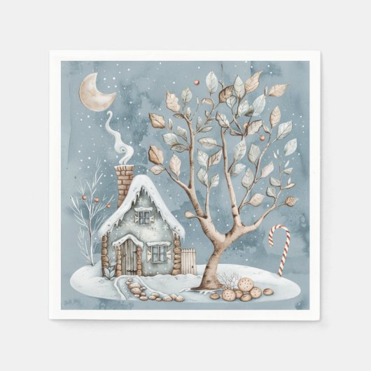 Serviette En Papier Napkin de Noël (Devant)