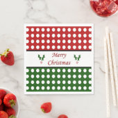 Serviette En Papier Napkin de Noël (En situation)