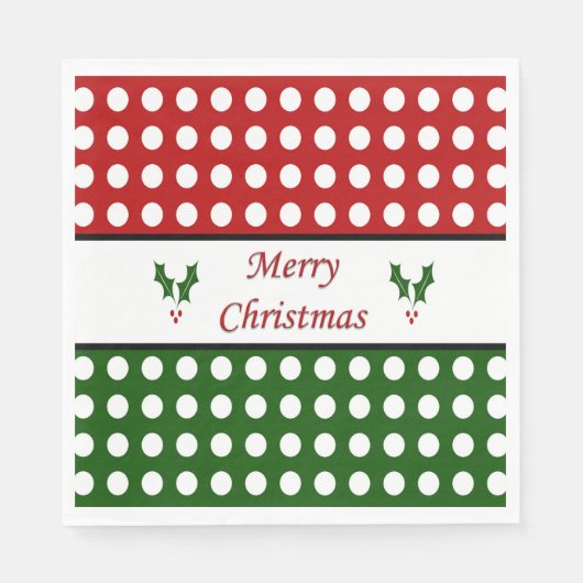 Serviette En Papier Napkin de Noël (Devant)