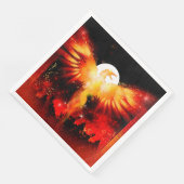 Serviette En Papier Napkin de Phoenix Rising (Coin)