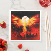 Serviette En Papier Napkin de Phoenix Rising (En situation)