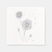 Napkin de table de Dandelion
