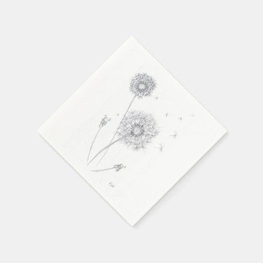 Serviette En Papier Napkin de table de Dandelion (Coin)