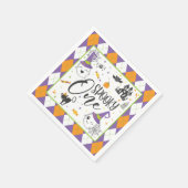 Serviette En Papier Napkin éffrayant - Blanc (Coin)