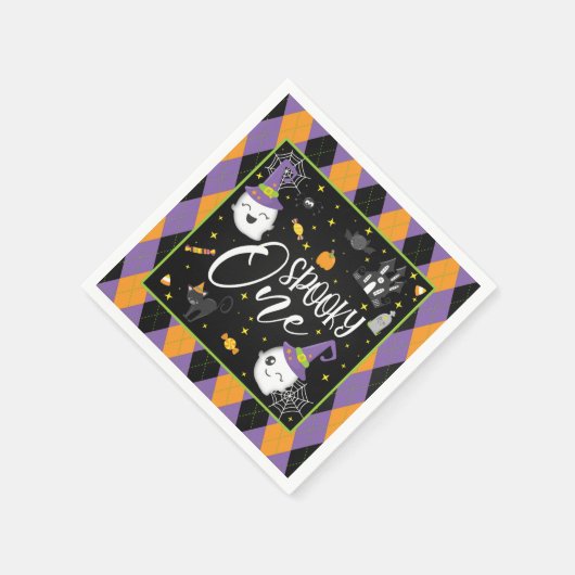 Serviette En Papier Napkin éffrayant - noir (Coin)