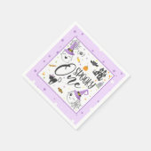 Serviette En Papier Napkin éffrayant - violet (Coin)