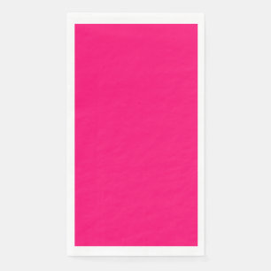 Serviette En Papier Napkin en papier personnalisé rose néon - Parfait