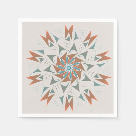 Serviette En Papier Napkin en papier sud-ouest (Devant)