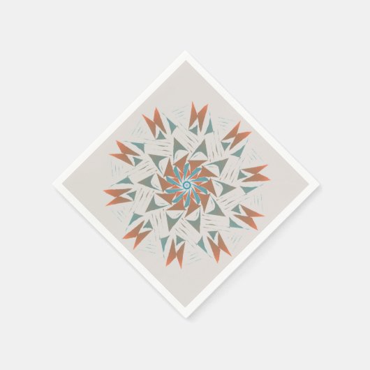 Serviette En Papier Napkin en papier sud-ouest (Coin)