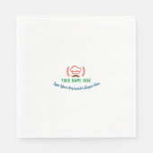 Serviette En Papier Napkin en tissu (Devant)