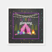 Serviette En Papier Napkin fête d'anniversaire de flammes (Devant)