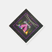 Serviette En Papier Napkin fête d'anniversaire de flammes (Coin)