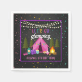 Serviette En Papier Napkin fête d'anniversaire - Personnalisé (Devant)