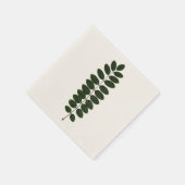 Serviette En Papier Napkin feuille Acacia (Coin)