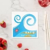 Serviette En Papier Napkin, le Bat mitzvah de Kat (En situation)