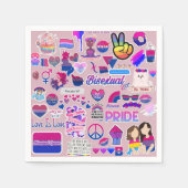 Serviette En Papier Napkin papier LGBTQ (Devant)