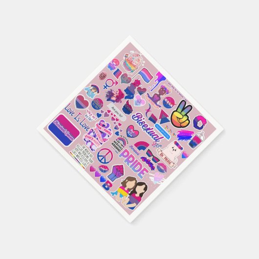 Serviette En Papier Napkin papier LGBTQ (Coin)