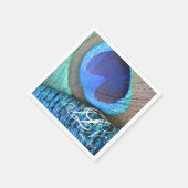 Serviette En Papier Napkin Peacock Feather (Coin)